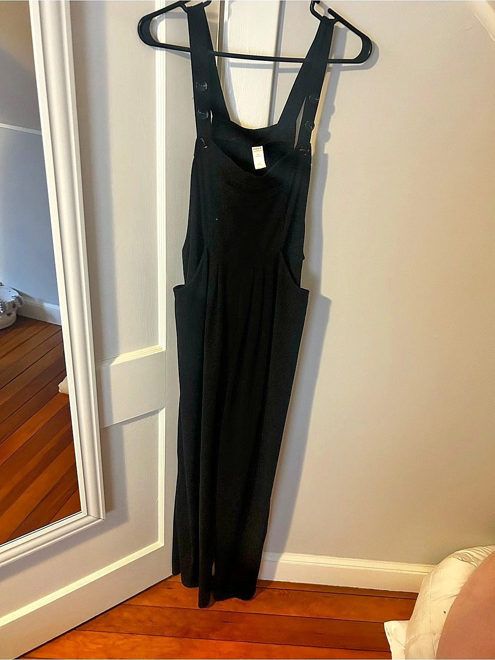 Halara Black Overalls Size XL Like New